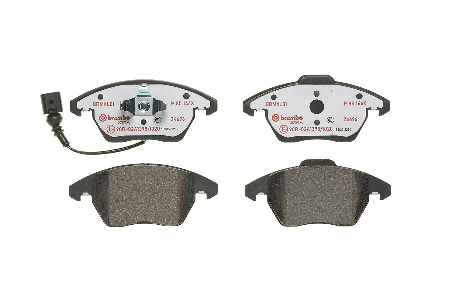 P85146X Brembo Pastillas delanteras