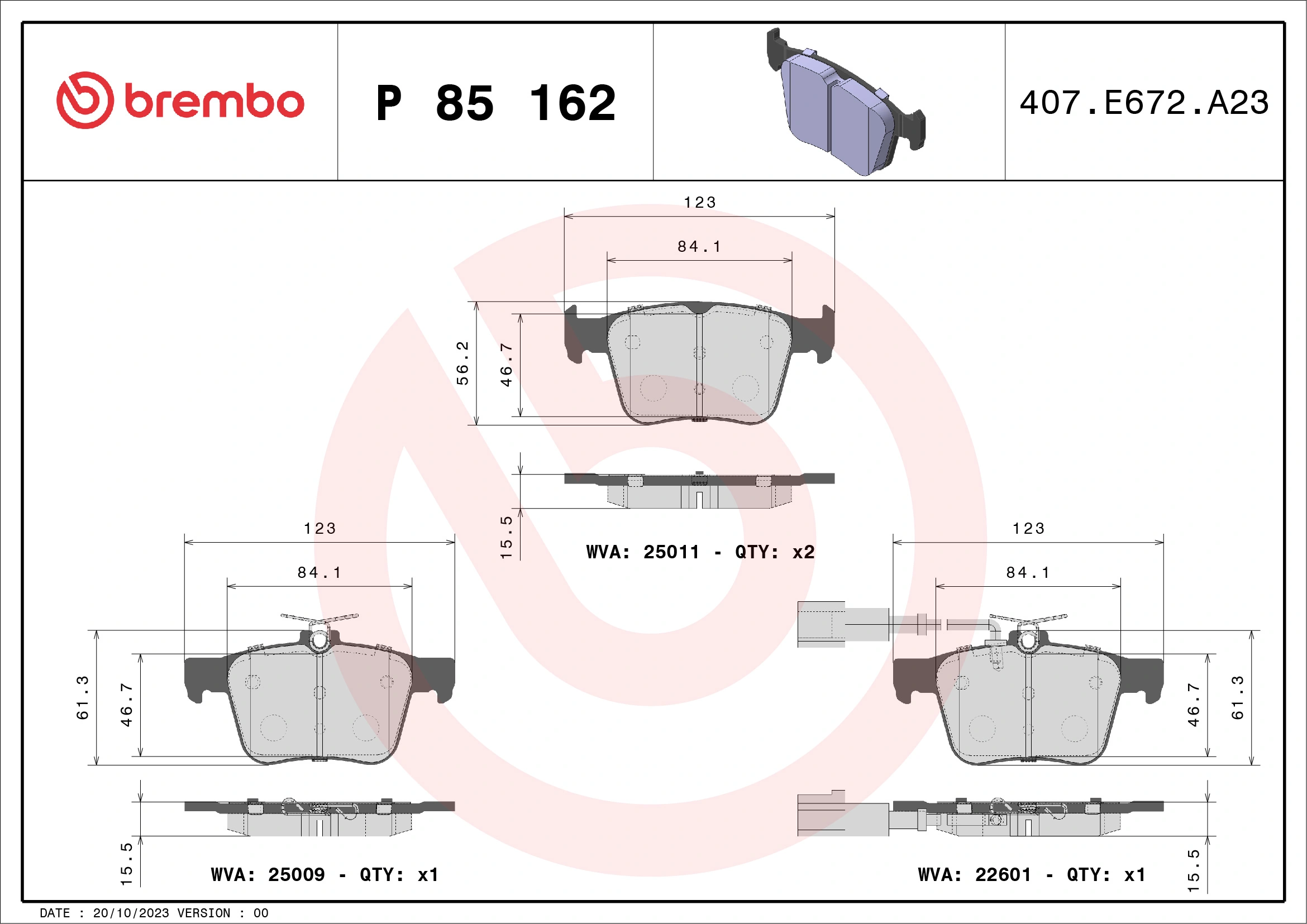 P85162 Brembo