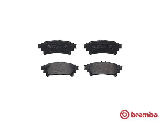 P83152 Brembo Pastillas freno traseras