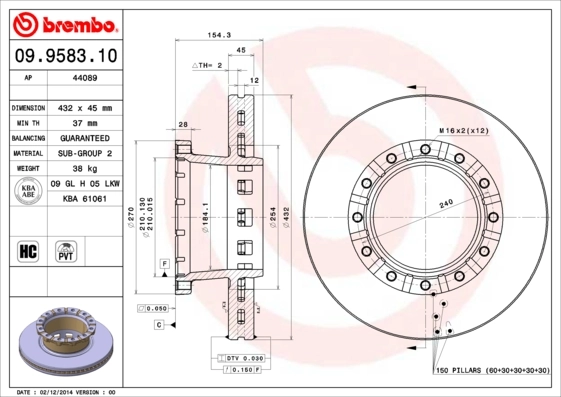 09958310 Brembo
