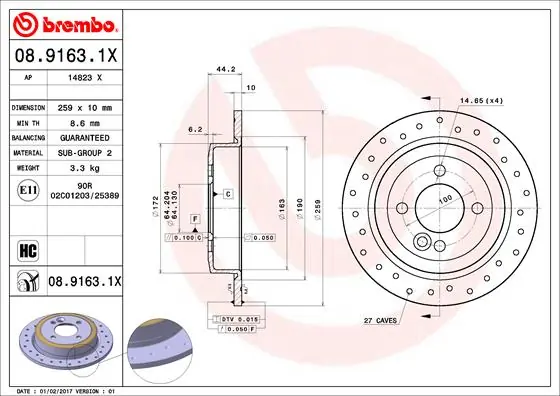 0891631X Brembo