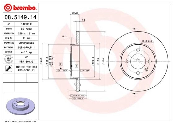 08514914 Brembo