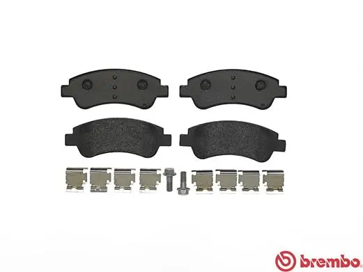 P61082 Brembo Pastillas delanteras