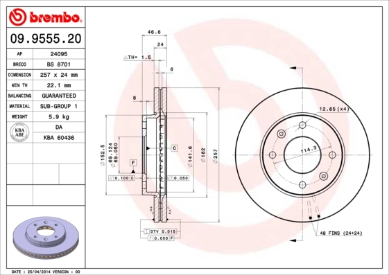 09955520 Brembo