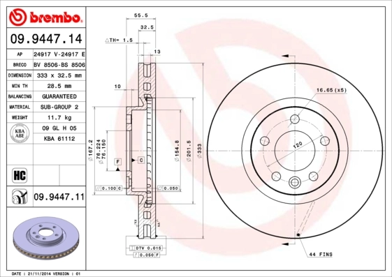 09944714 Brembo