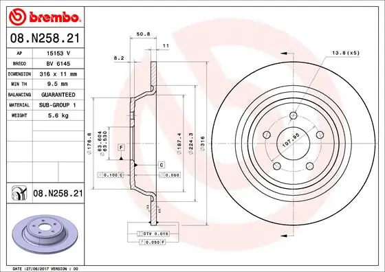 08N25821 Brembo