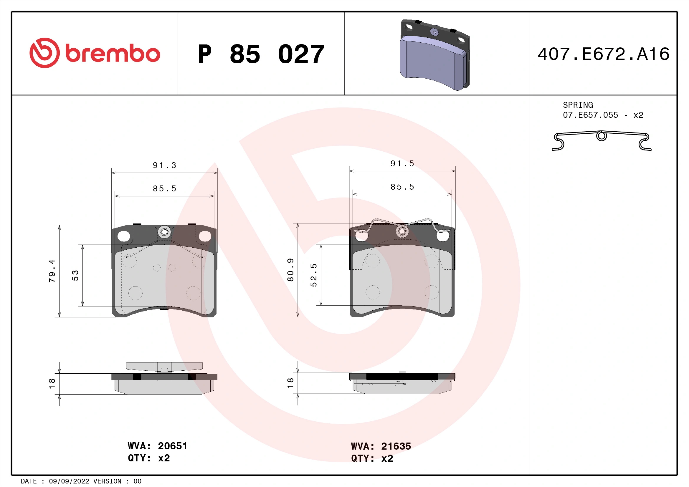 P85027 Brembo