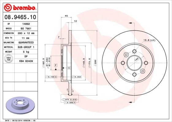 08946510 Brembo