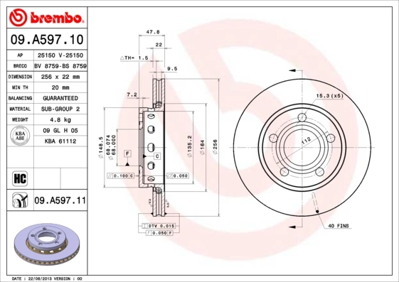 09A59711 Brembo