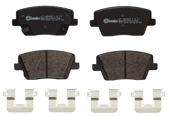 P30112 Brembo Pastillas freno traseras