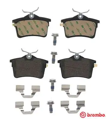 P61084 Brembo Pastillas freno traseras