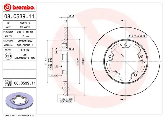 08C53911 Brembo
