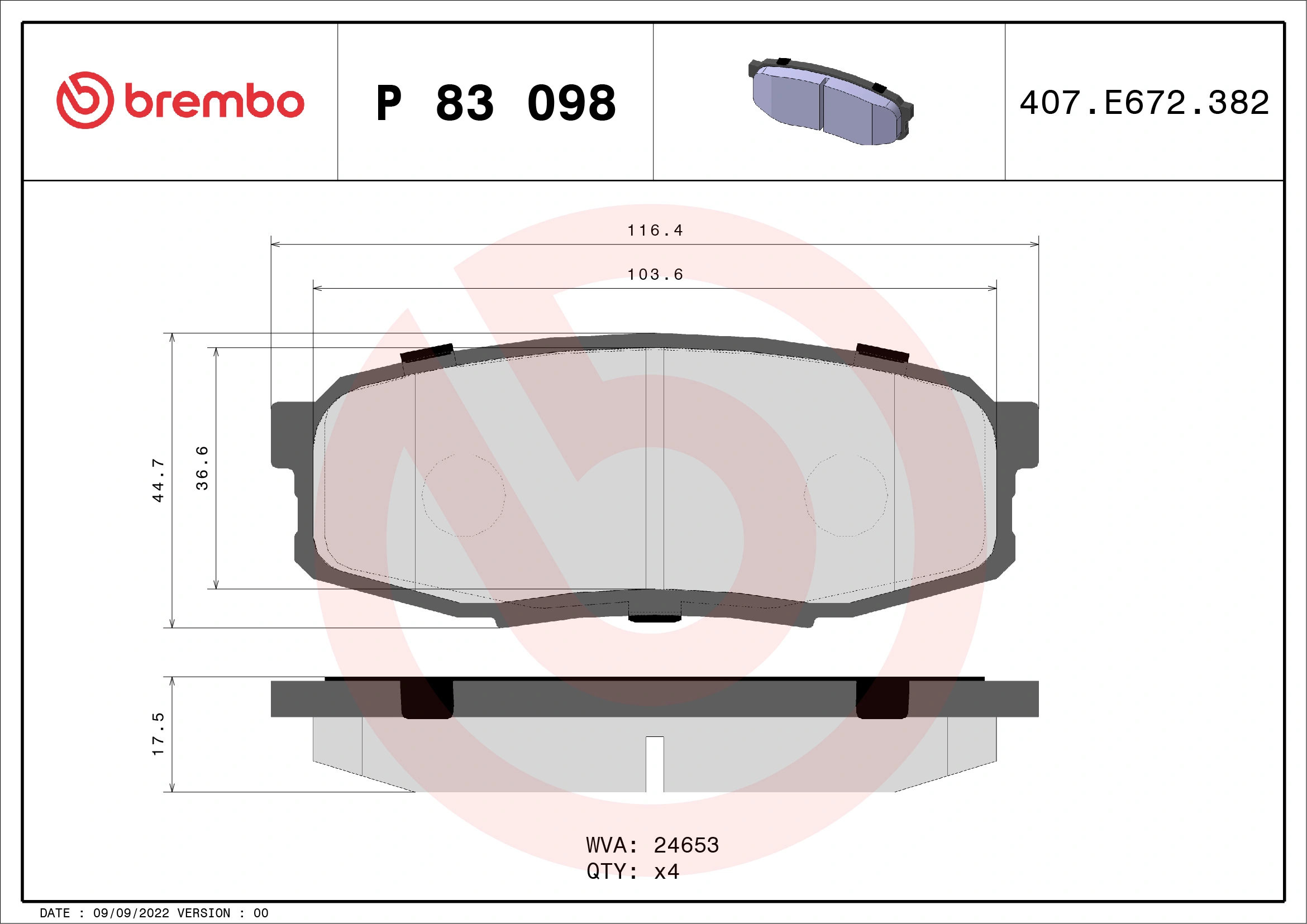 P83098 Brembo