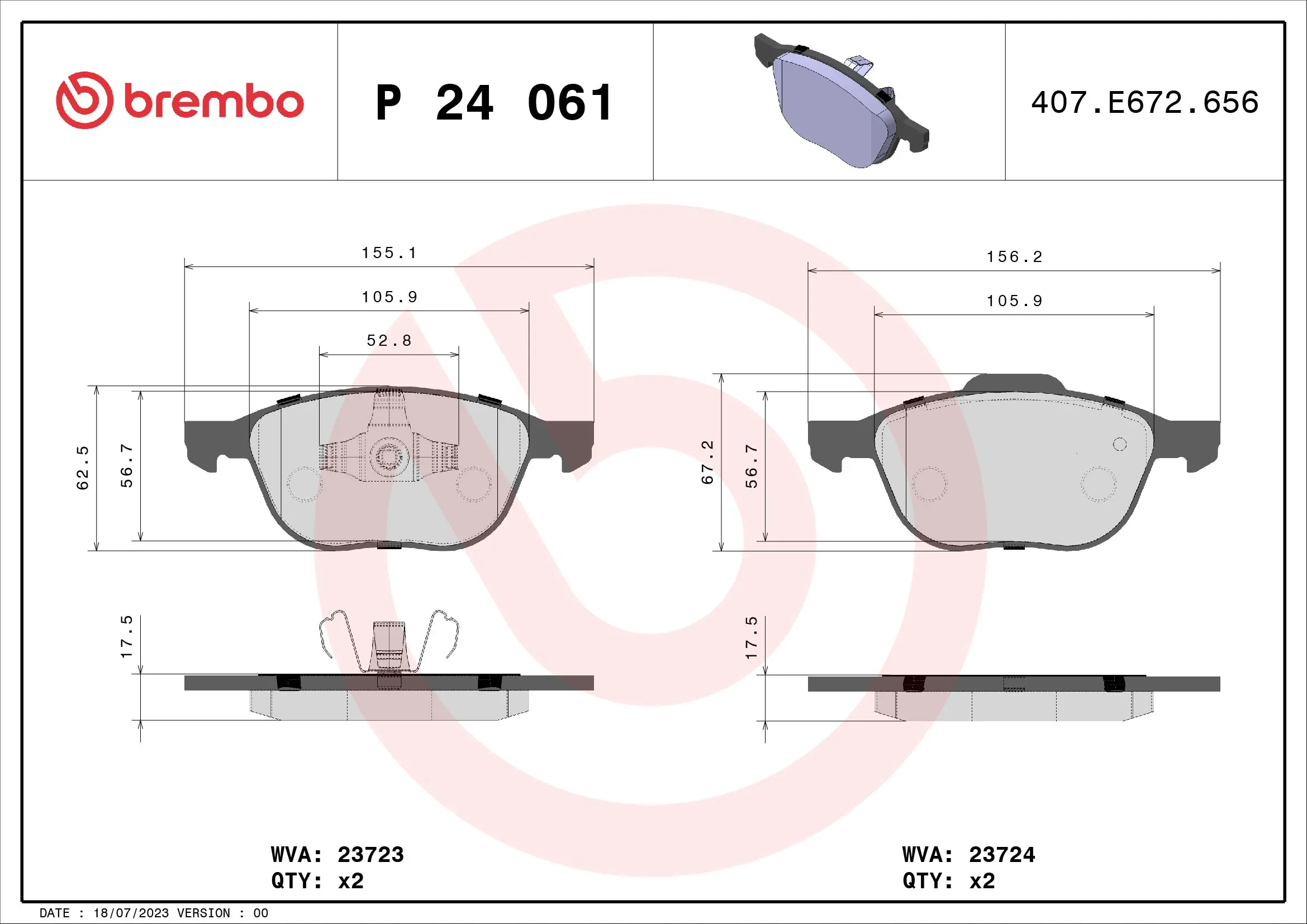 P24061 Brembo
