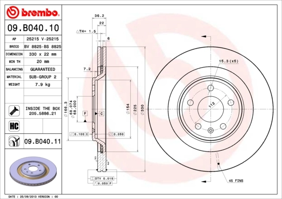 09B04010 Brembo