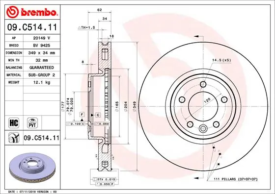 09C51411 Brembo