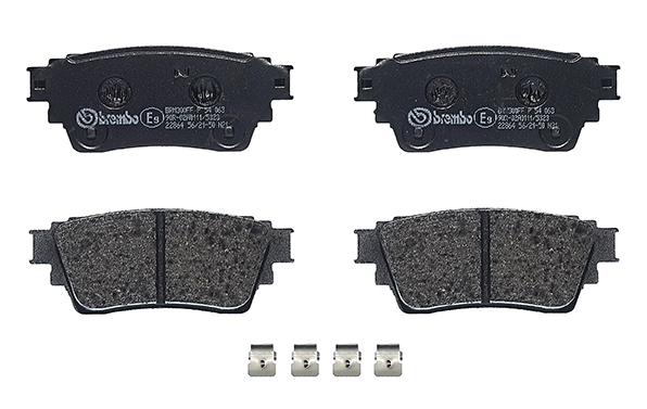 P54063 Brembo Pastillas freno traseras