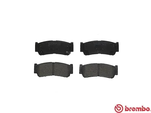 P30037 Brembo Pastillas freno traseras