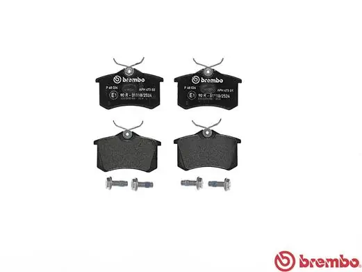 P68024 Brembo Pastillas freno traseras