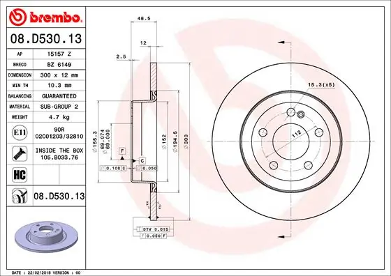 08D53013 Brembo