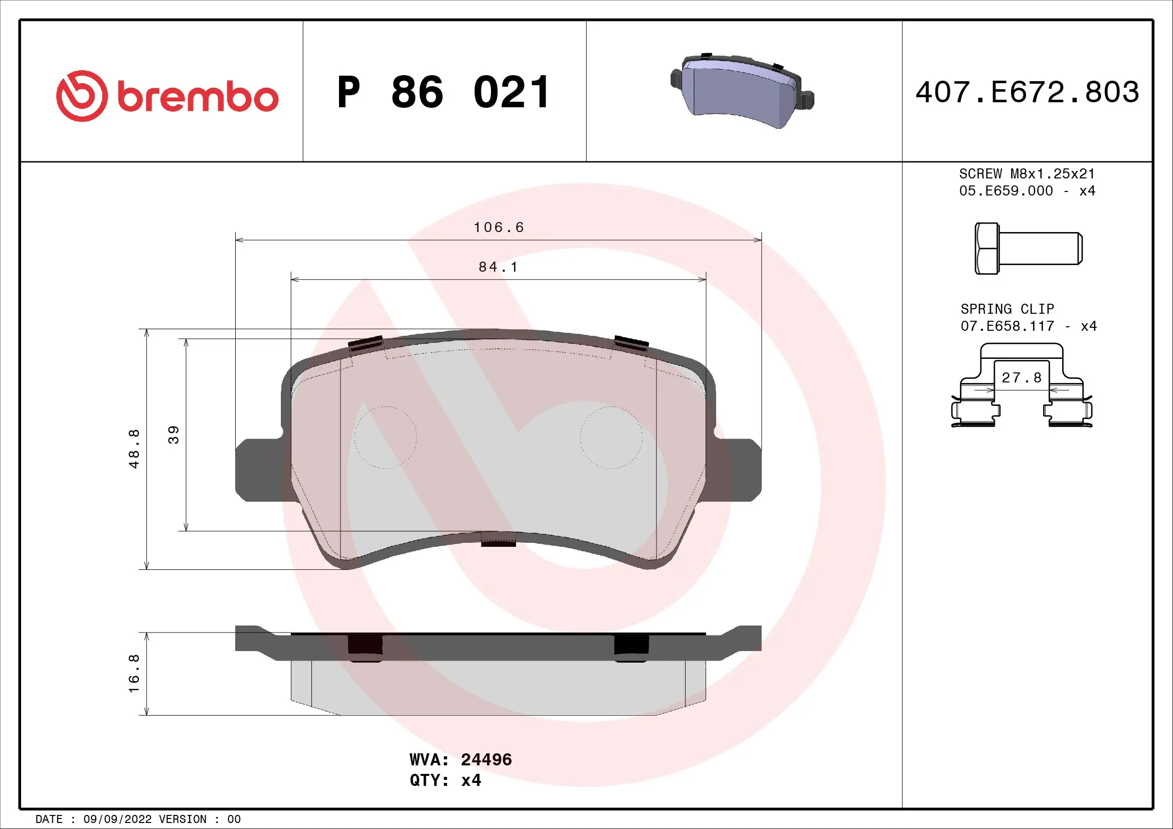 P86021 Brembo