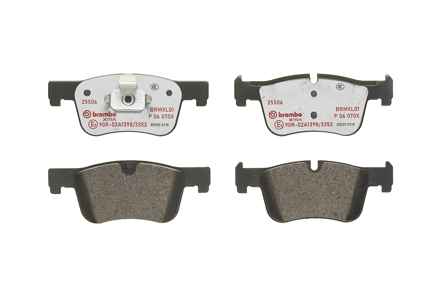 P06070X Brembo Pastillas delanteras