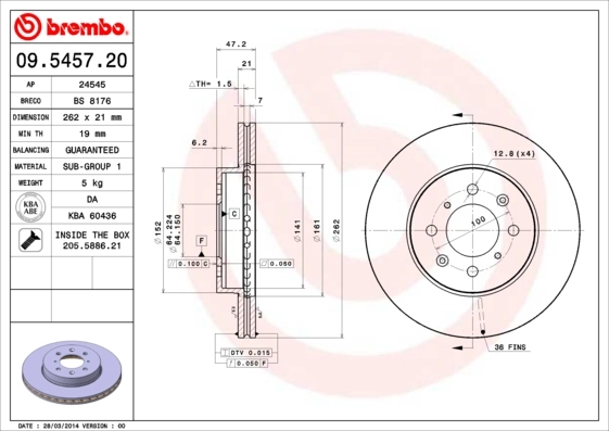 09545720 Brembo