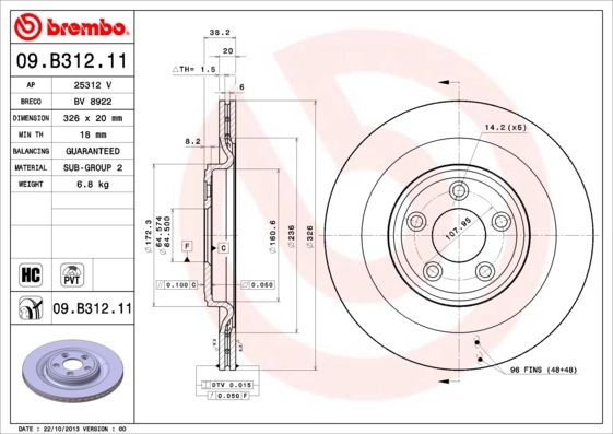 09B31211 Brembo