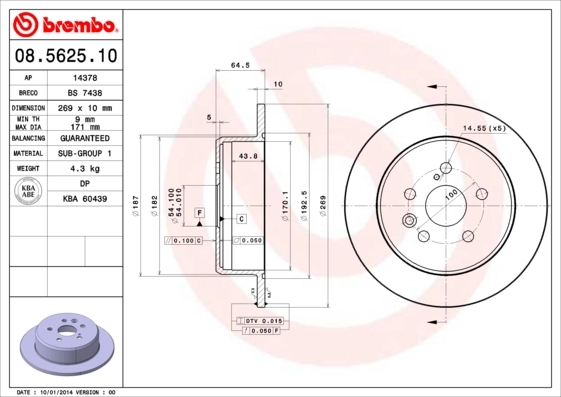 08562510 Brembo