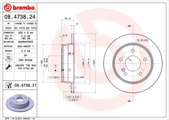 08473824 Brembo