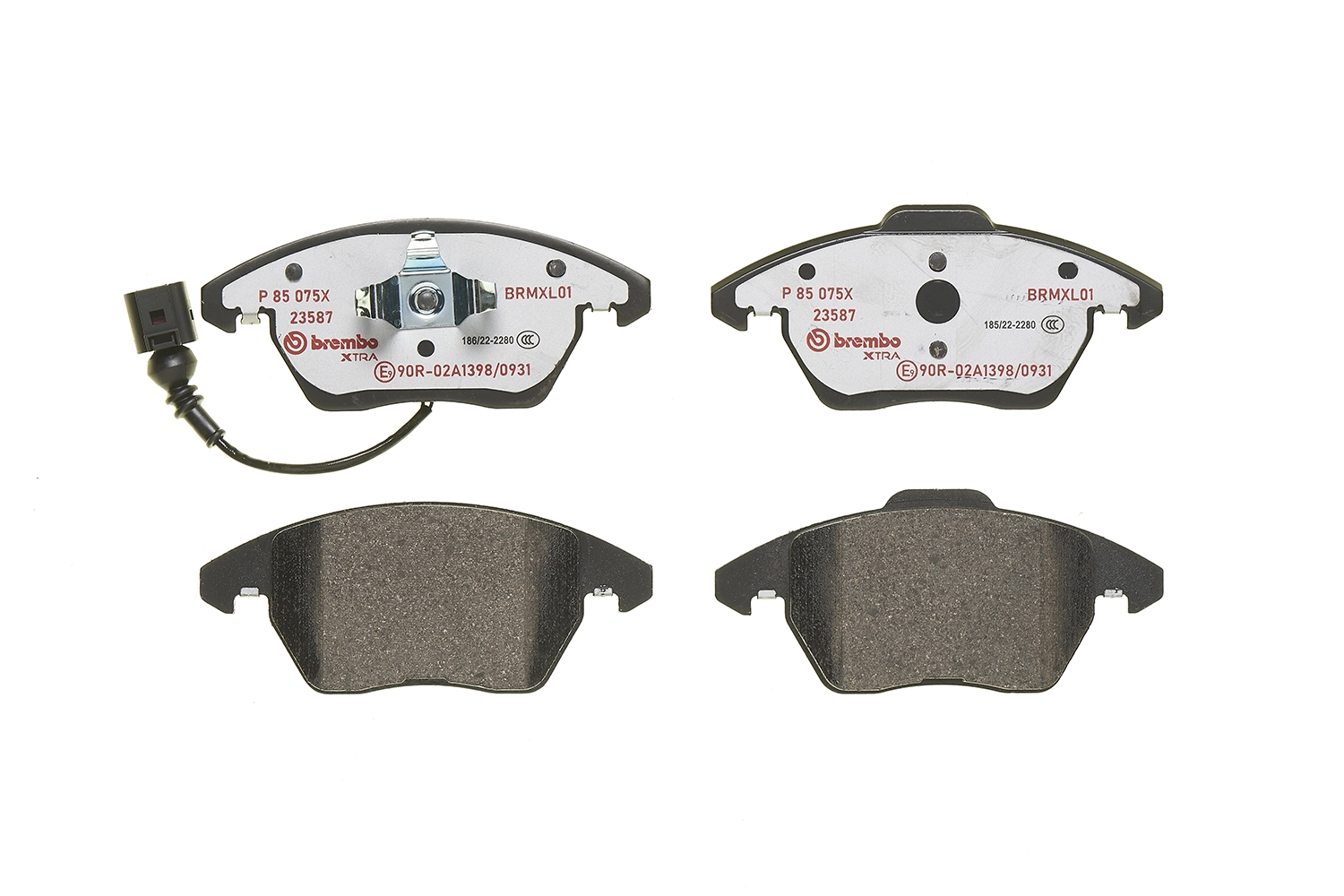 P85075X Brembo Pastillas delanteras