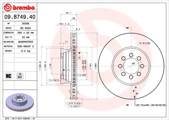 09B74940 Brembo