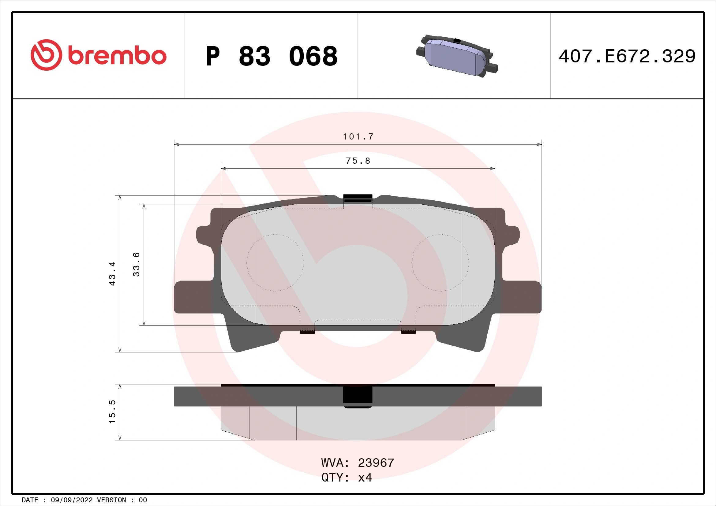P83068 Brembo