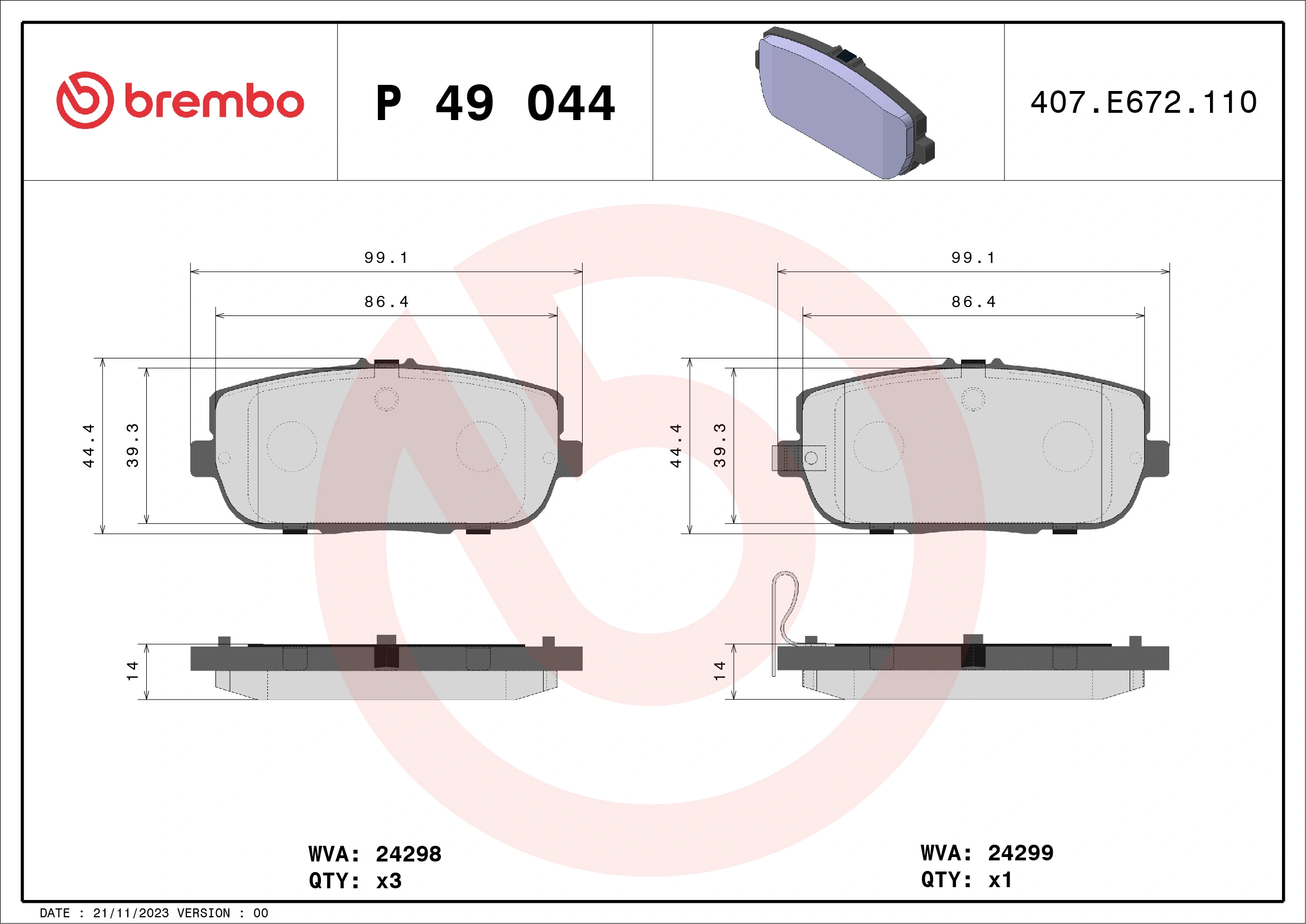 P49044 Brembo