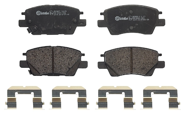 P10073 Brembo Pastillas delanteras