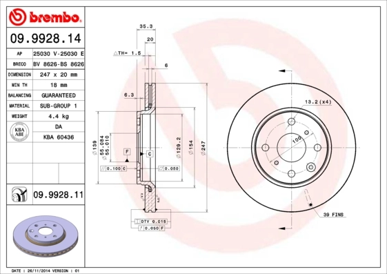 09992814 Brembo