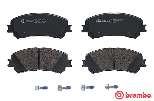 P68067 Brembo Pastillas delanteras
