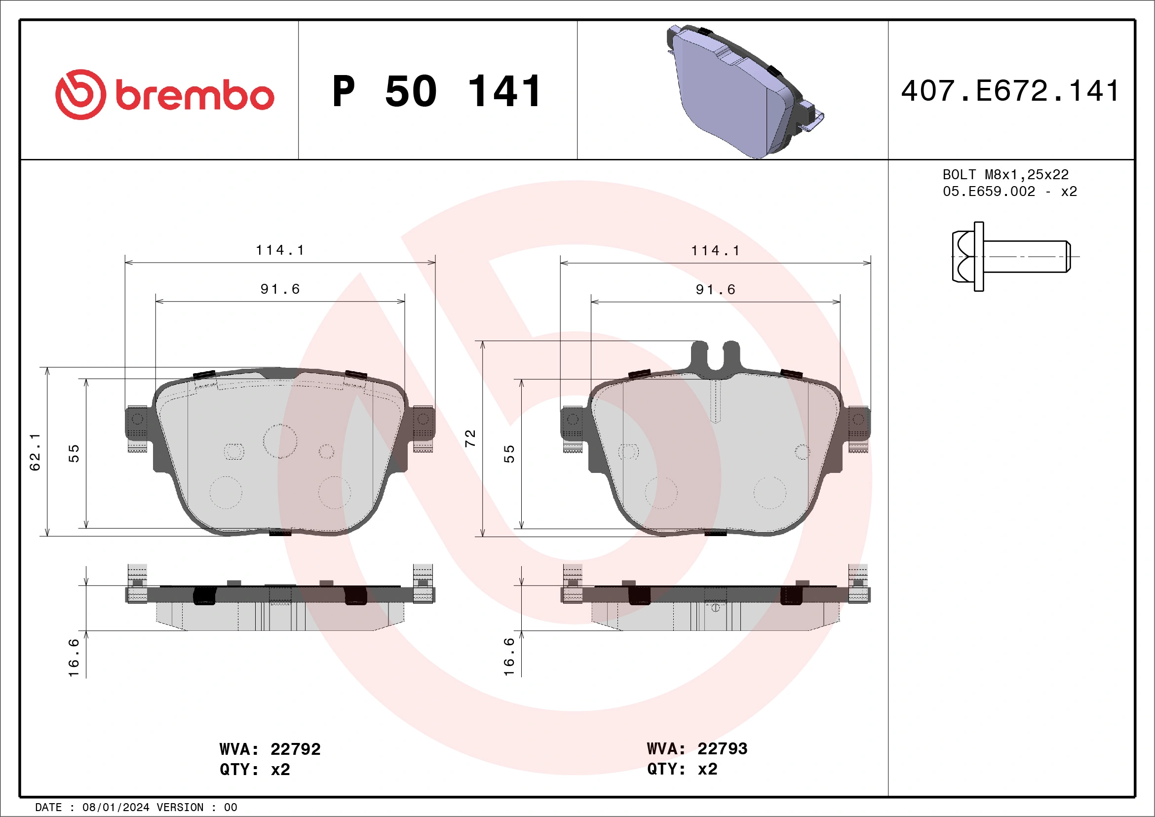 P50141 Brembo