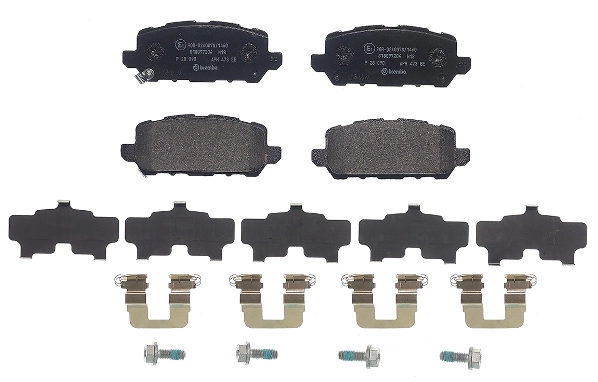 P28090 Brembo Pastillas freno traseras