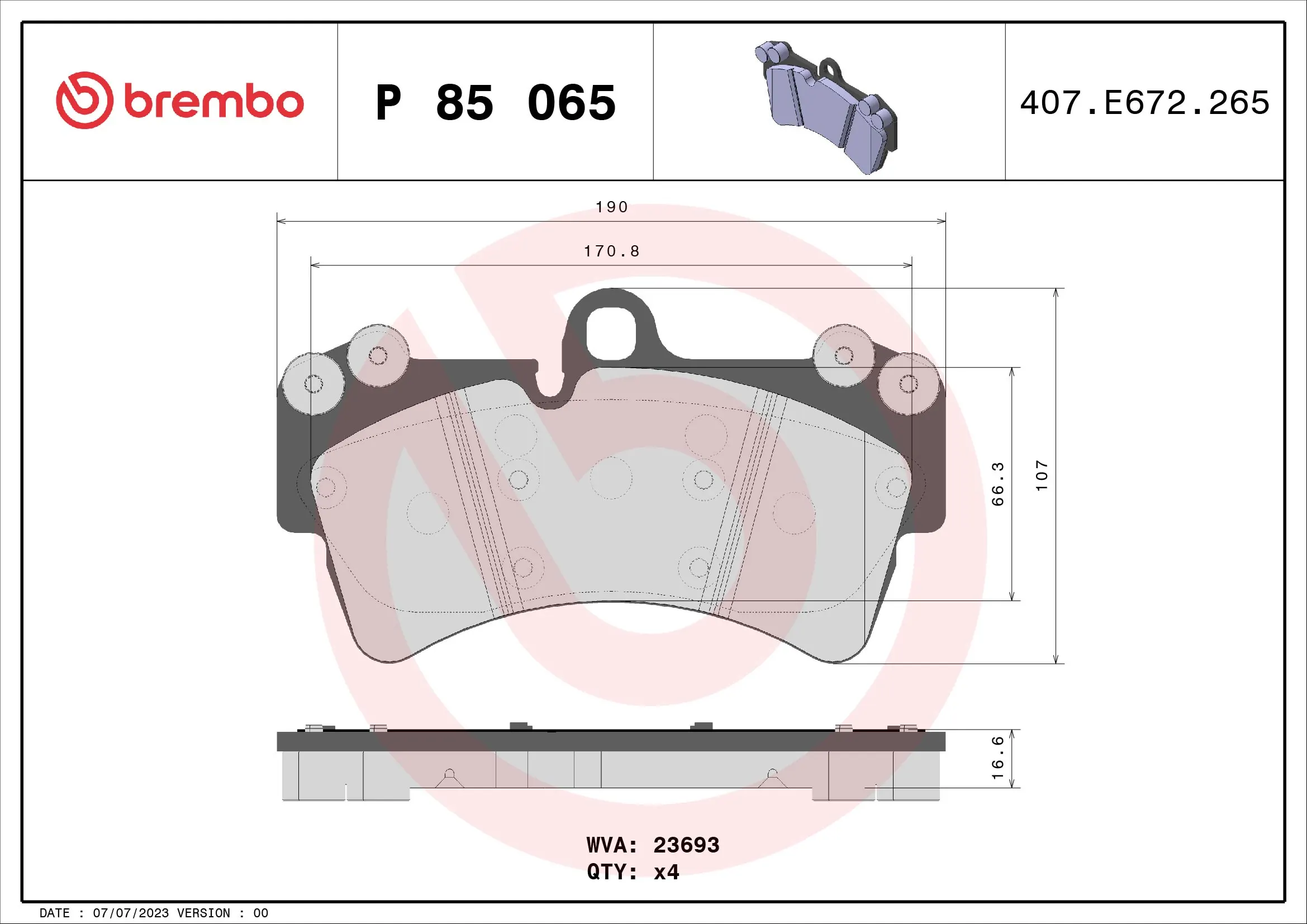 P85065 Brembo