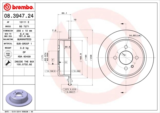 08394724 Brembo