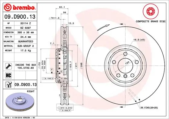 09D90013 Brembo