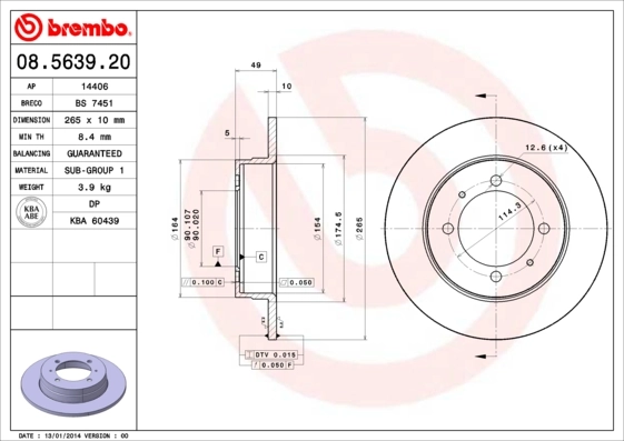 08563920 Brembo