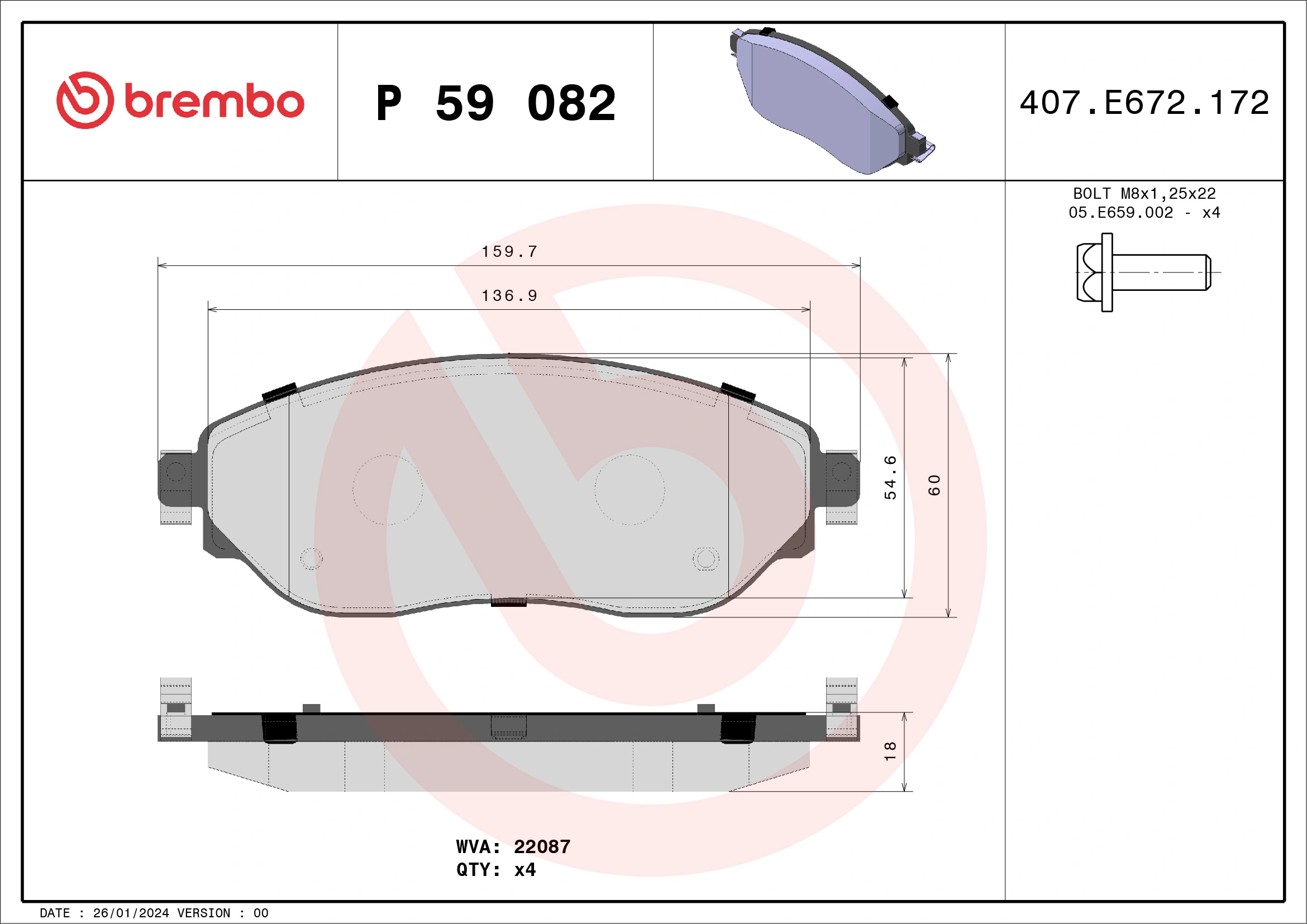 P59082 Brembo