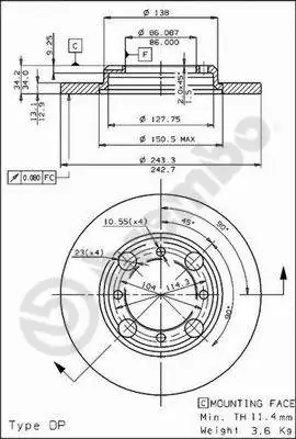 08478610 Brembo
