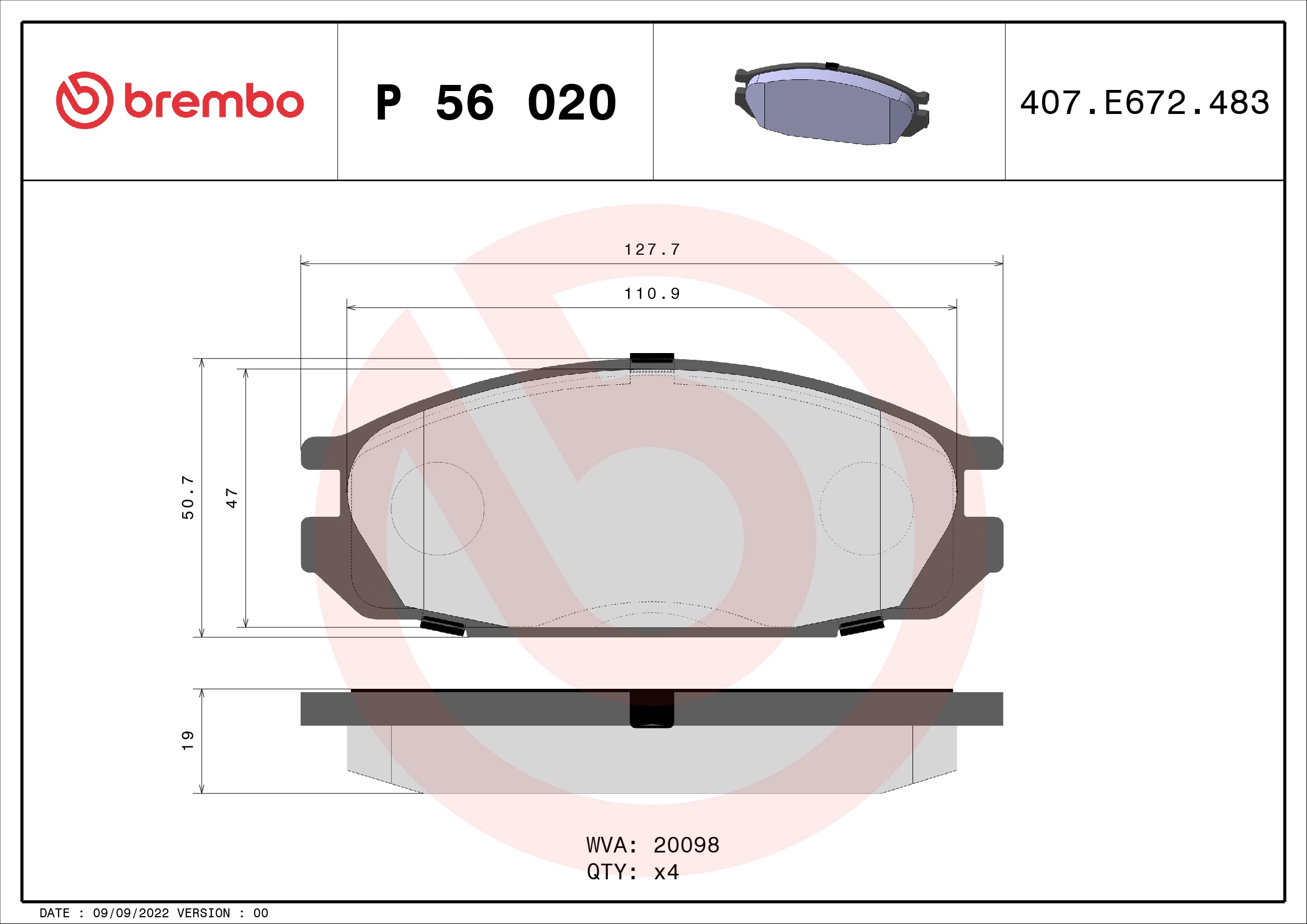 P56020 Brembo