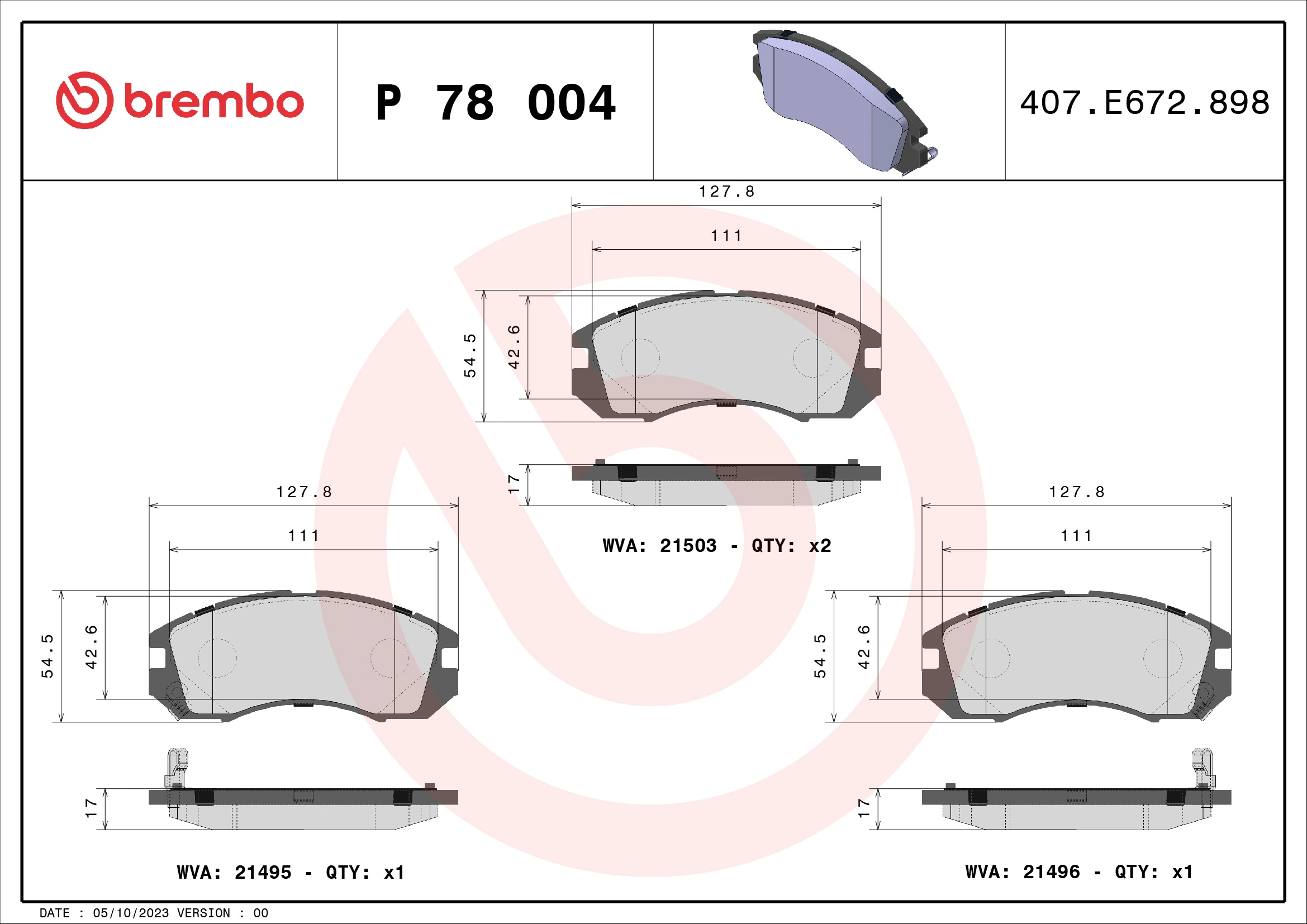 P78004 Brembo