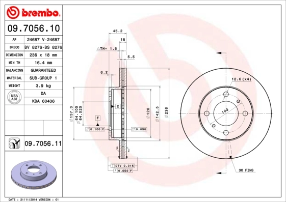 09705610 Brembo