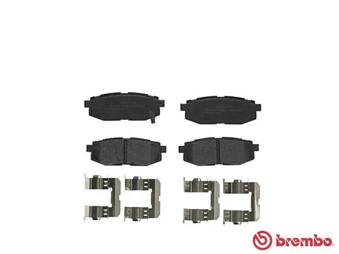 P78018 Brembo Pastillas freno traseras