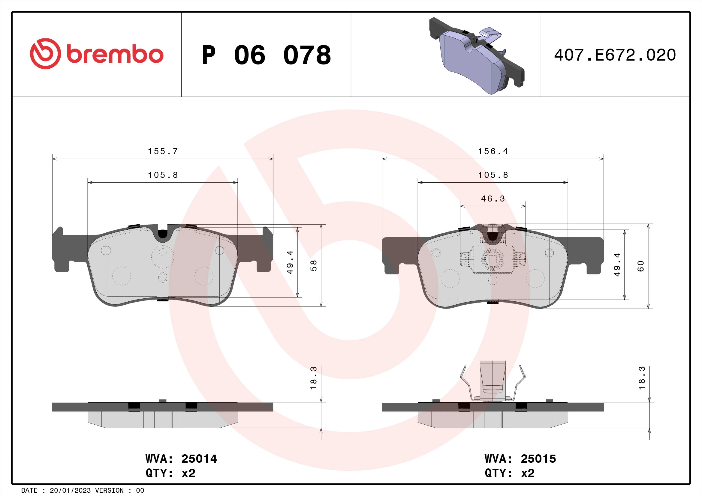 P06078 Brembo
